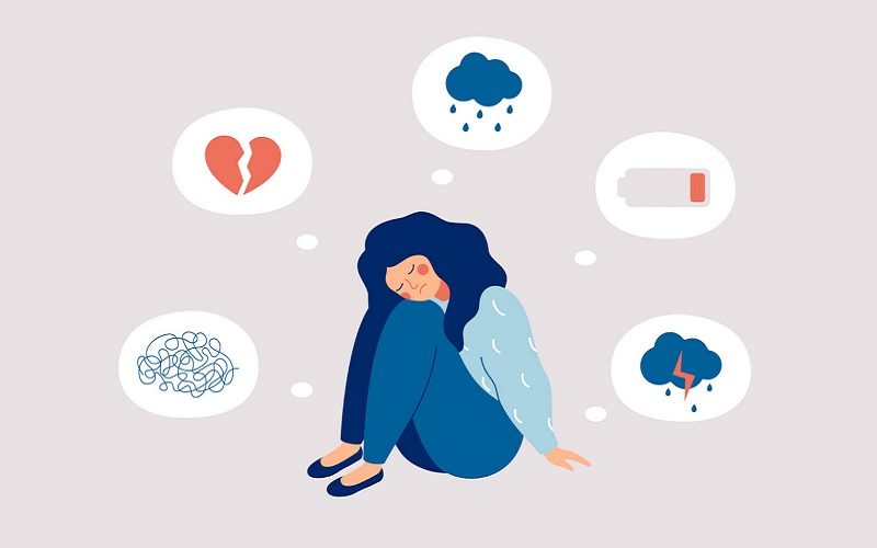 مواجهه با فرد افسرده